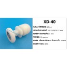XD-40 zuhanykabin görgő